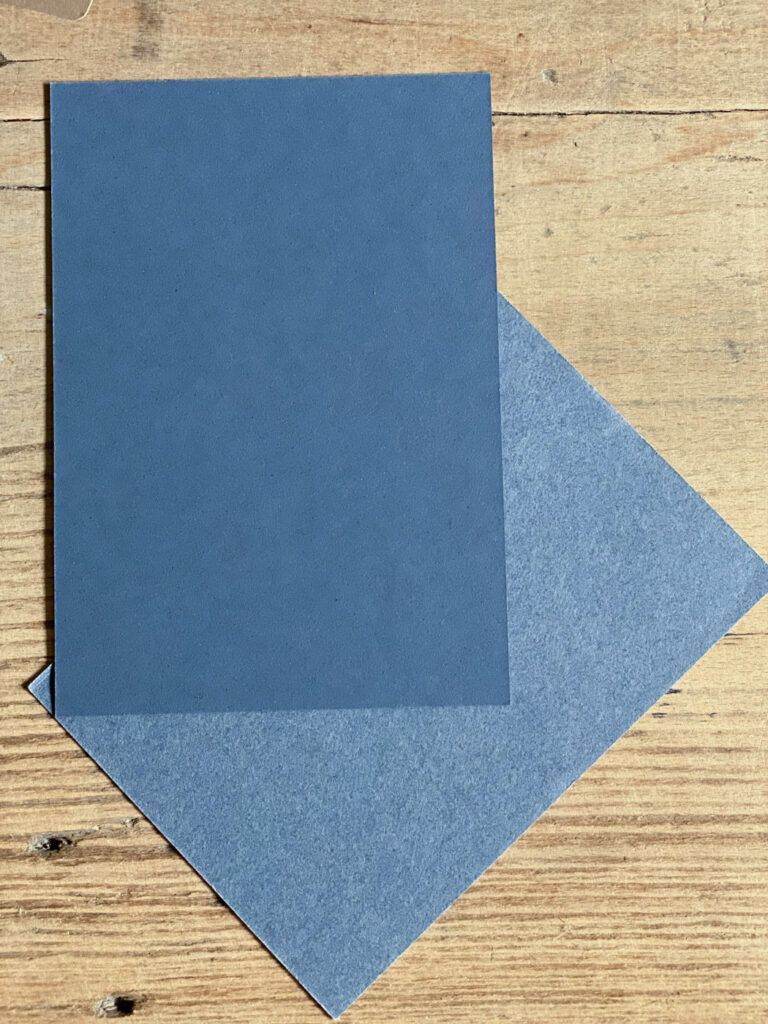 design graphique papiers automne bleus