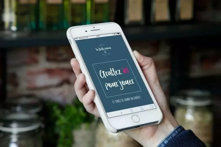 jeu à gratter numérique digital print