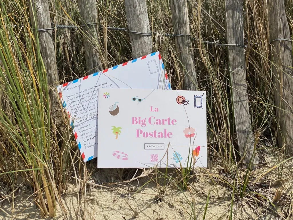 big carte postale ete grafik plus branding