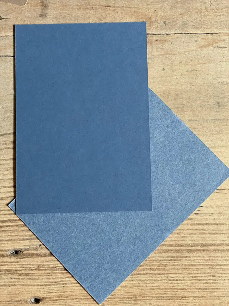 design graphique papiers automne bleus
