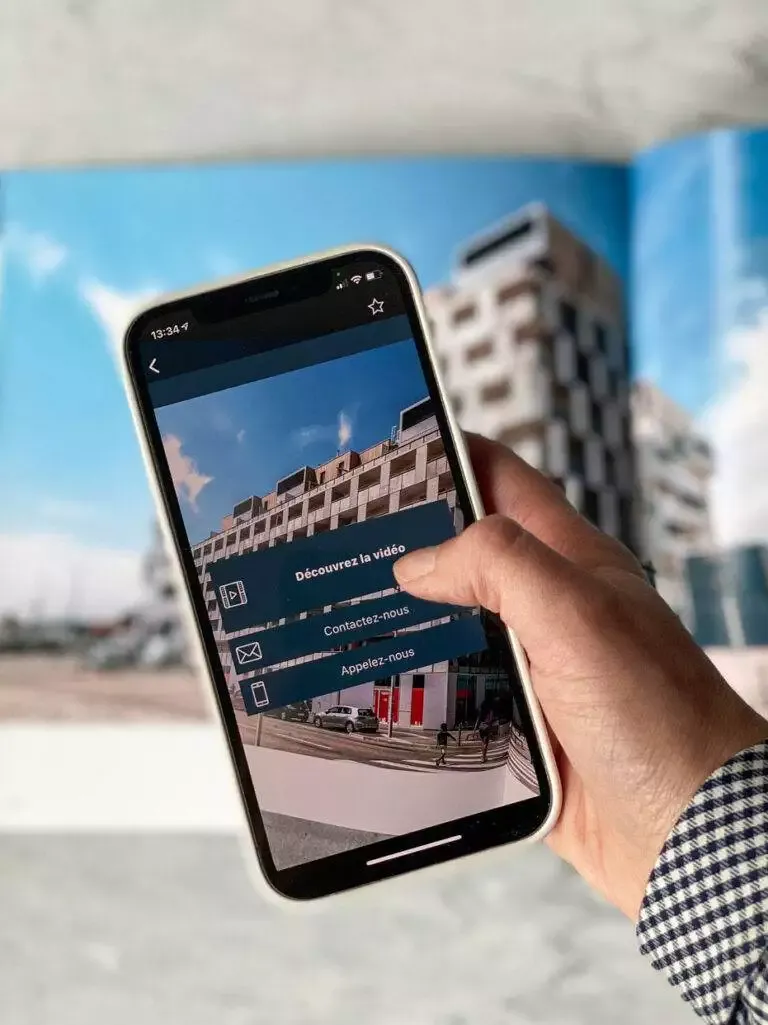 image papier connecté impression augmentée grafik plus VT3