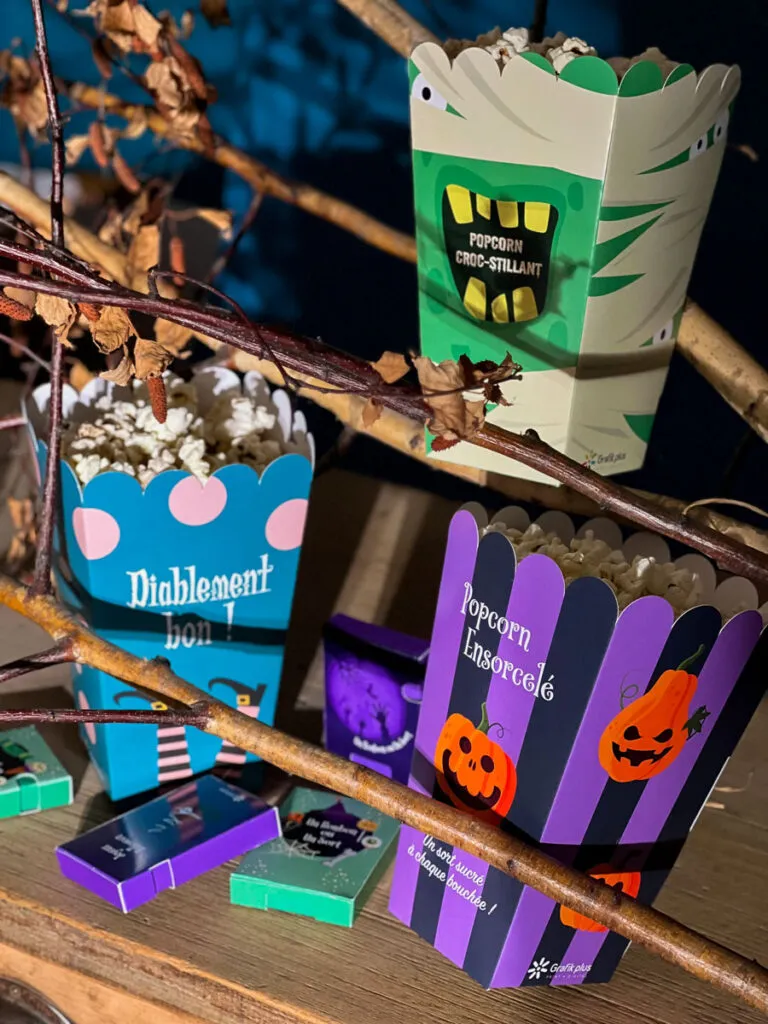 boîte pop corn Halloween Grafik Plus-16