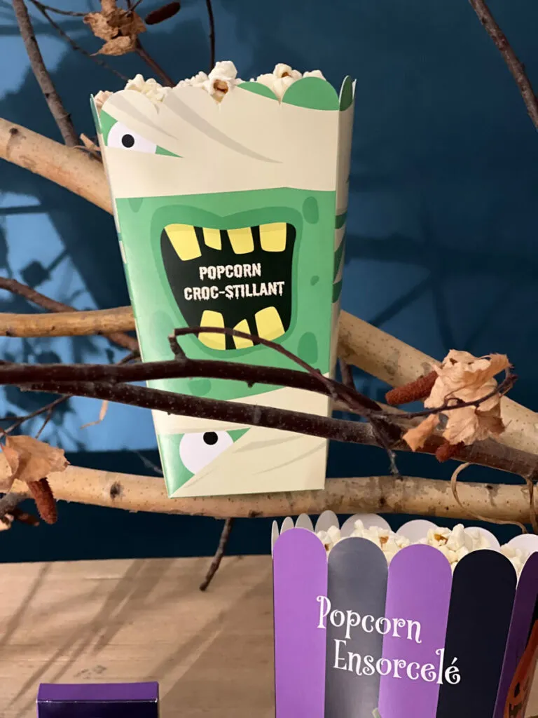 boîte pop corn Halloween Grafik Plus-22