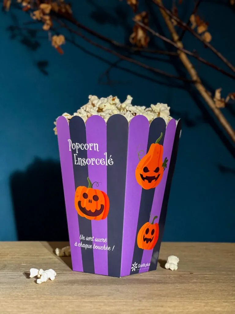 boîte pop corn Halloween Grafik Plus-24