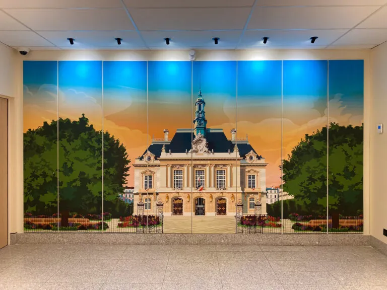 signaletique illustration impression Levallois