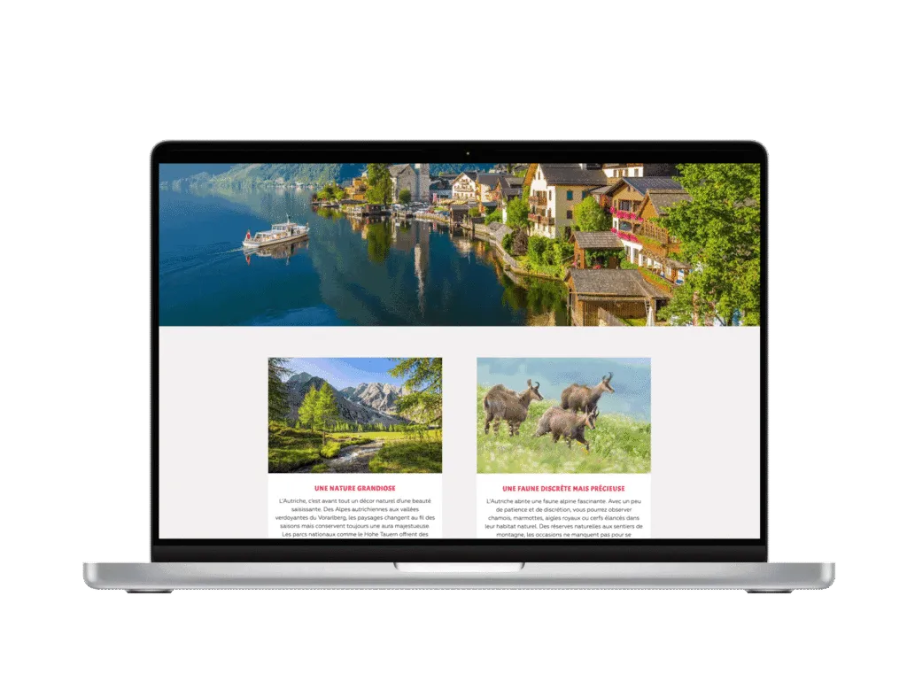 creation site web tourisme