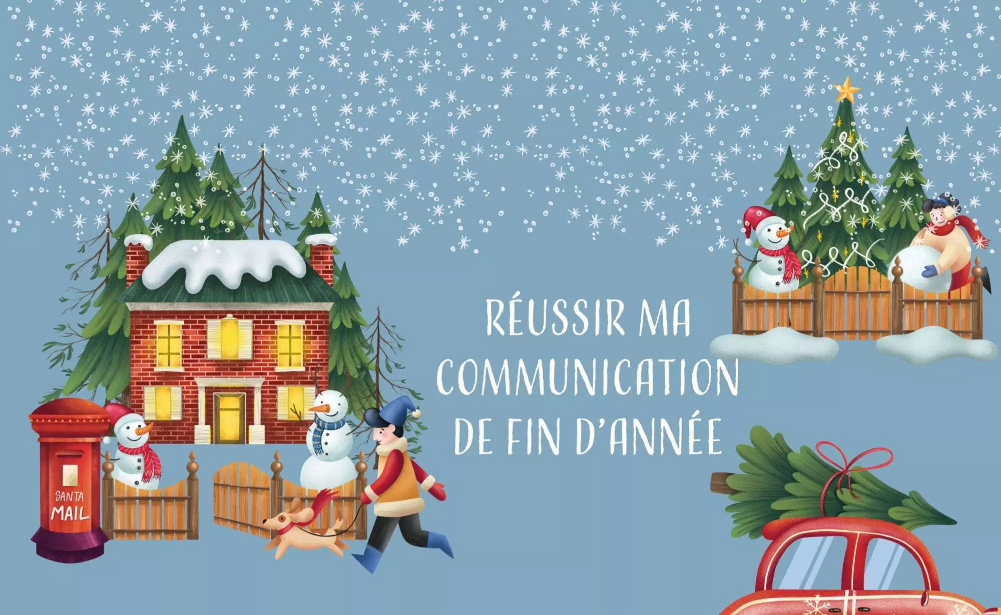 communication fin année print Noël Grafik Plus
